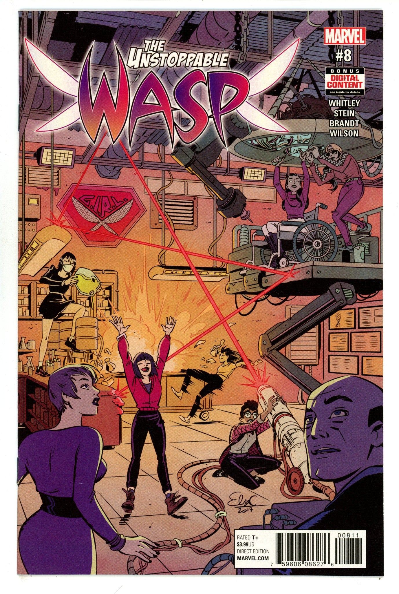 Unstoppable Wasp Vol 1 8 High Grade (2017) 