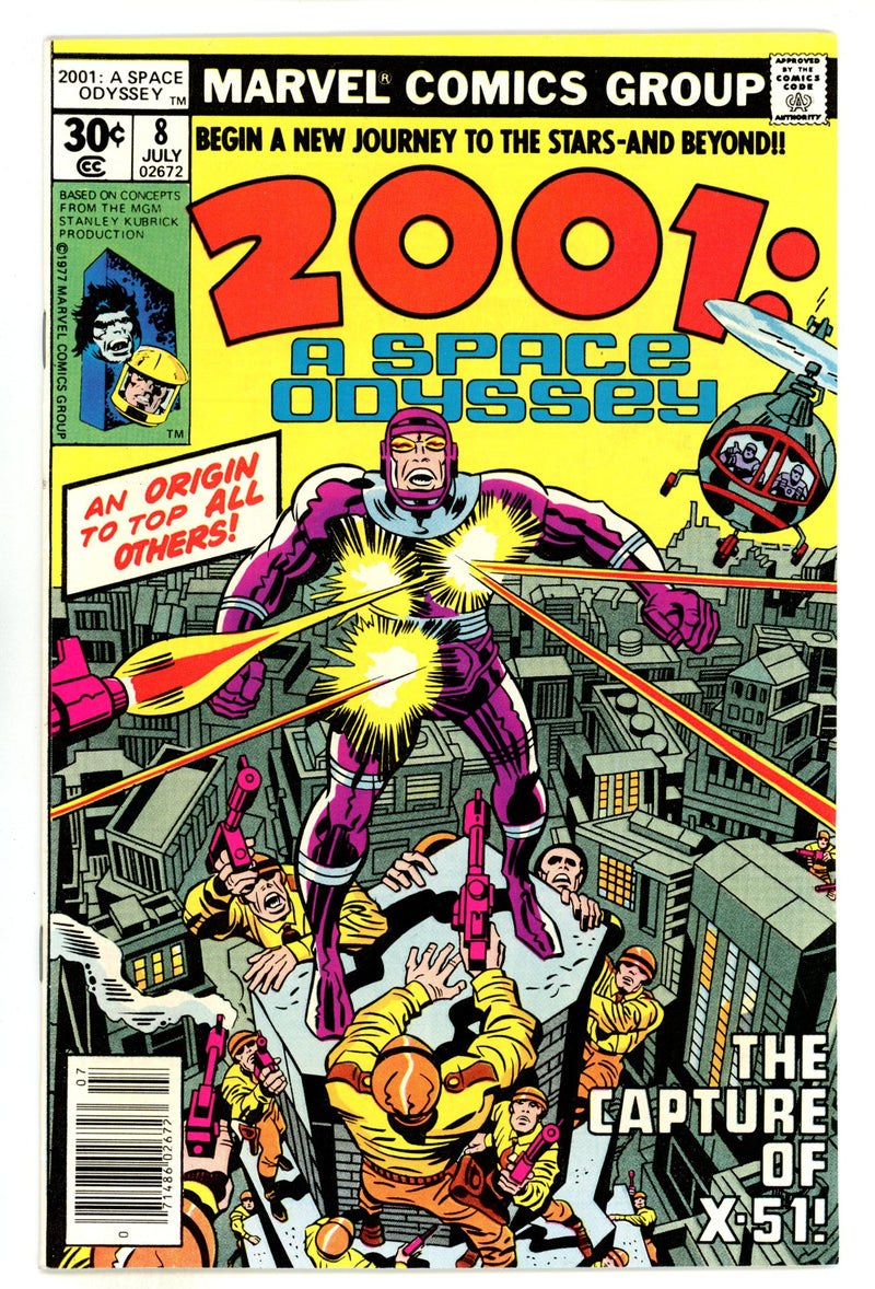 2001, A Space Odyssey 8 VF+ (8.5) (1977) 