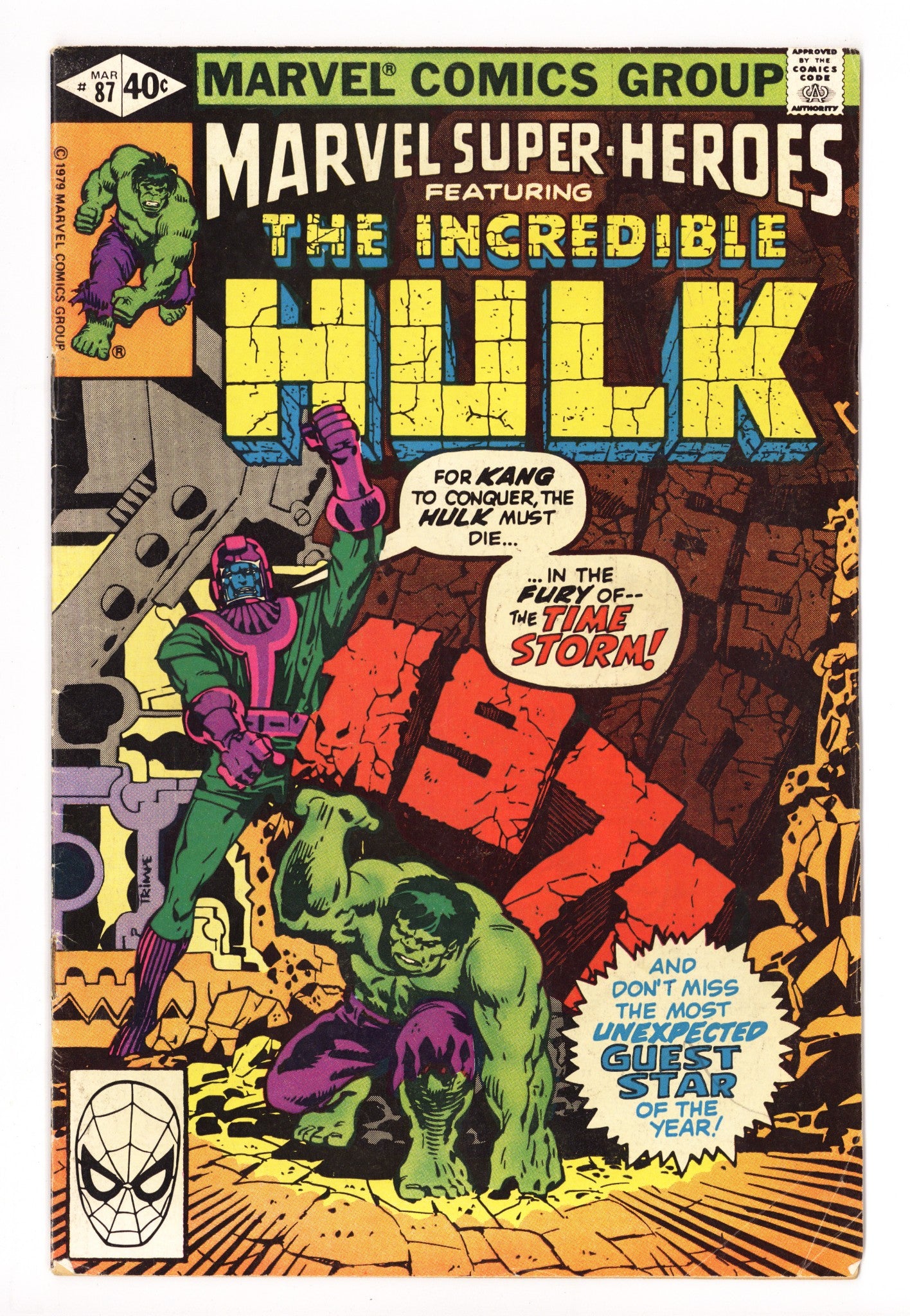 Marvel Super-Heroes Vol 1 87 Low Grade (1980) 