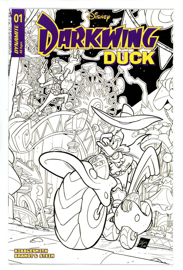 Darkwing Duck 1 Cangialosi B&W Incentive Variant (2025)