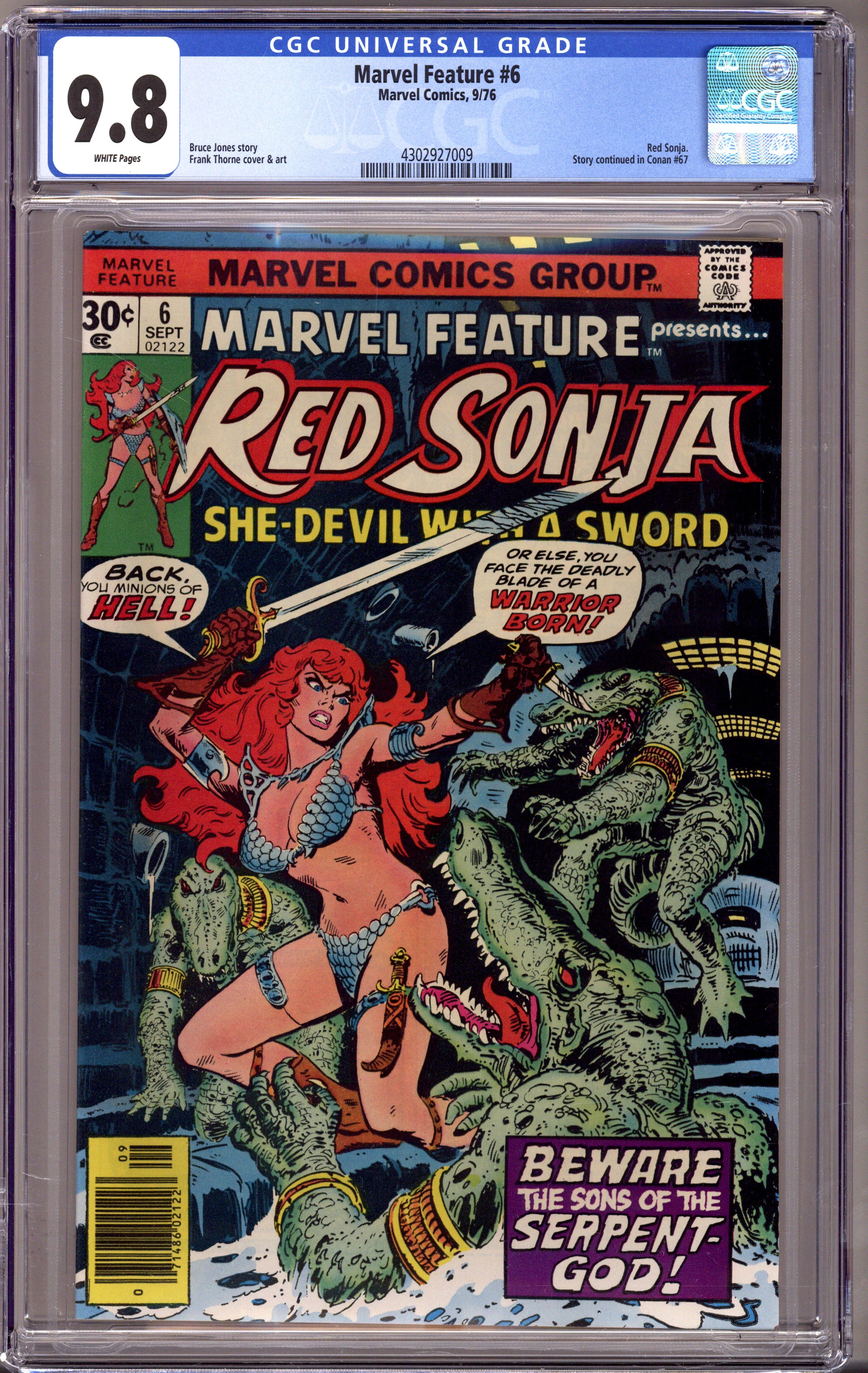 Marvel Feature Vol 2 6 CGC 9.8 (NM/M) (1976) 