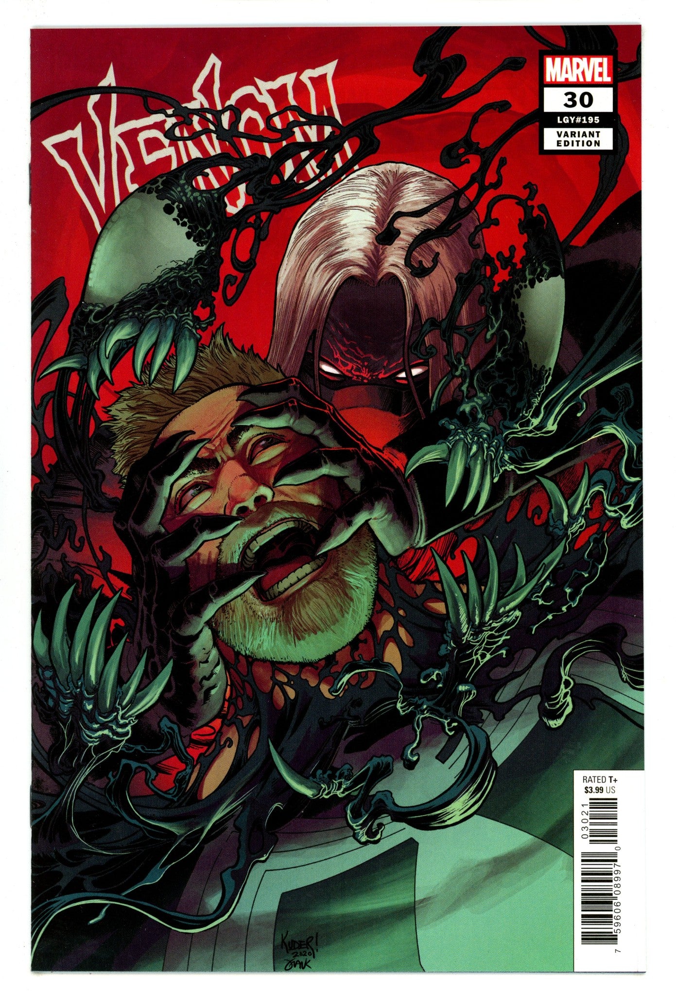 Venom Vol 4 30 (195)  High Grade   (2021) Kuder     Variant  