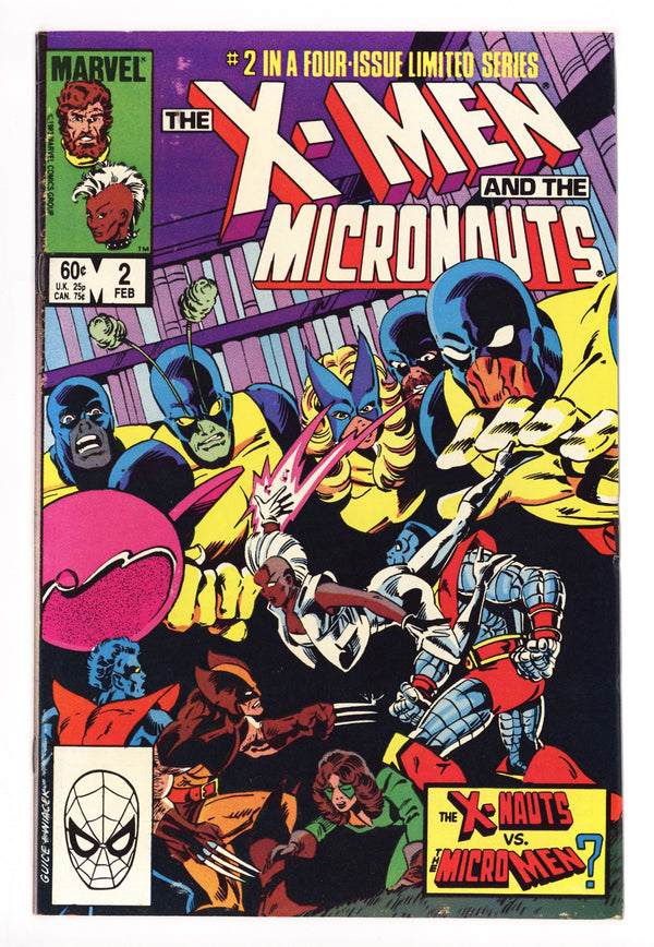 The X-Men and the Micronauts 2 Mid Grade (1984)
