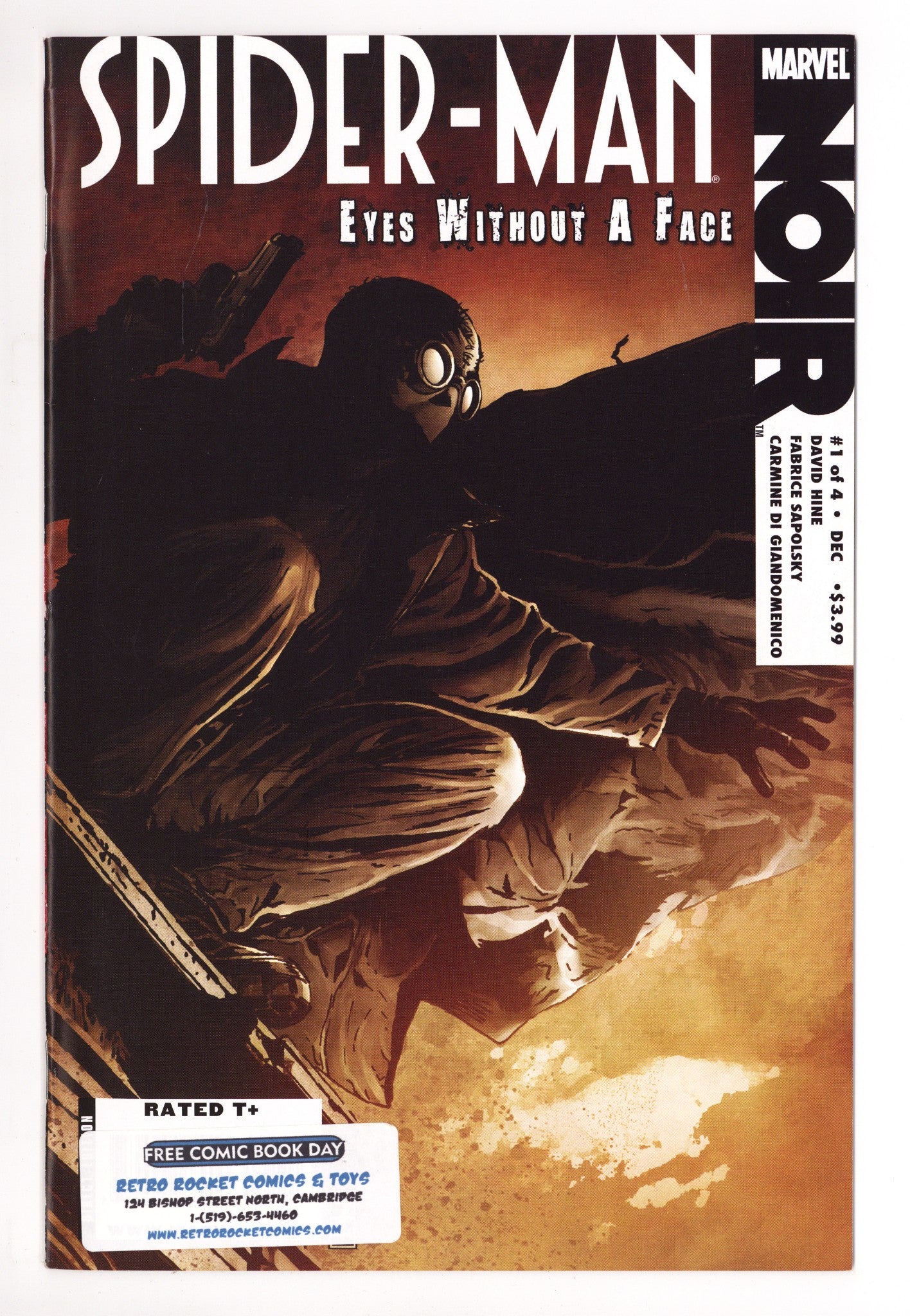 Spider-Man Noir: Eyes without a Face 1 Mid Grade (2010) 
