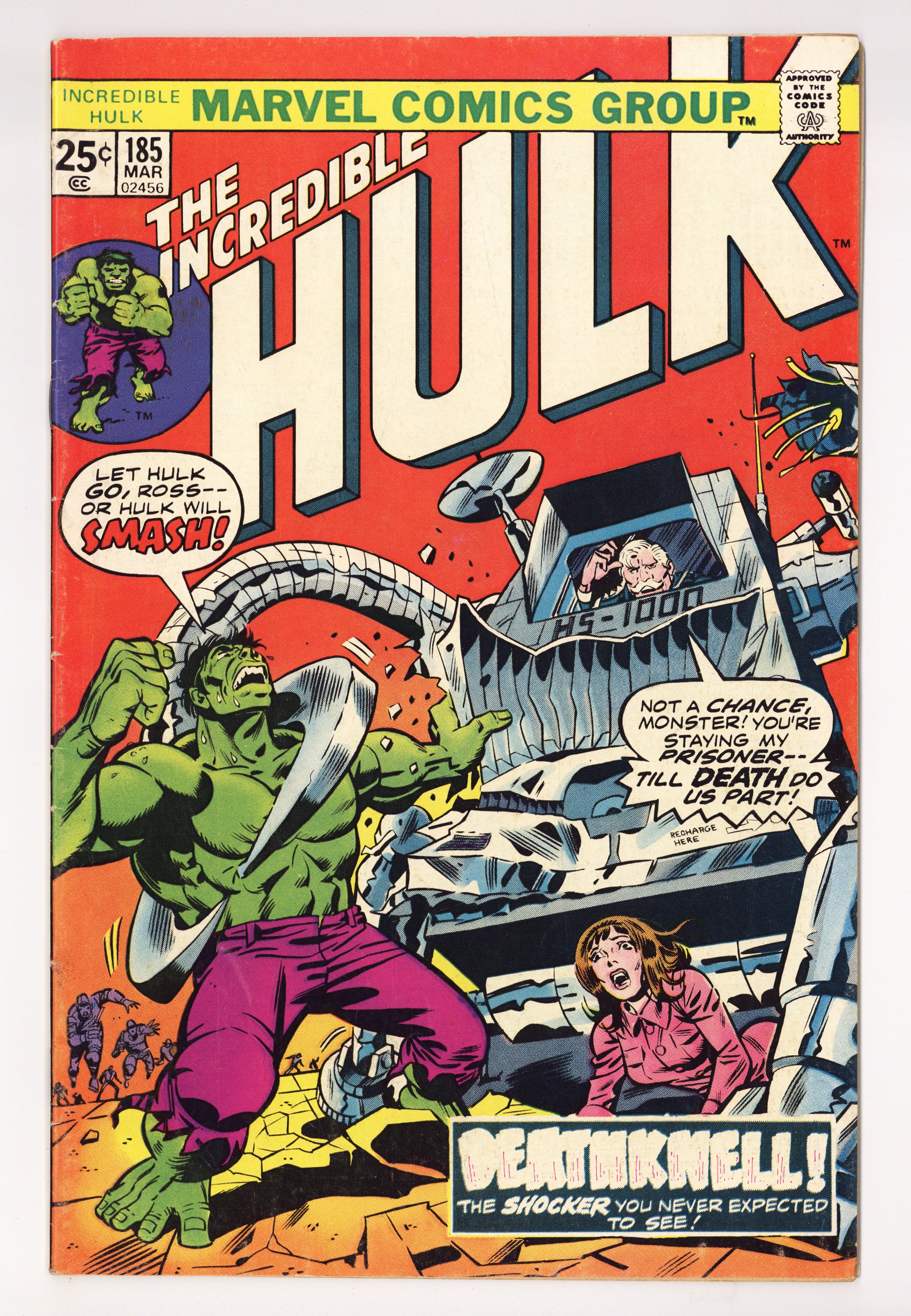 The Incredible Hulk Vol 1 185 Mid Grade (1975) 