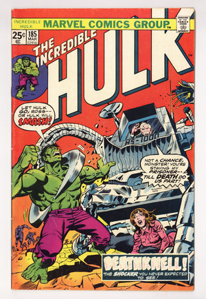 The Incredible Hulk Vol 1 185 Mid Grade (1975)