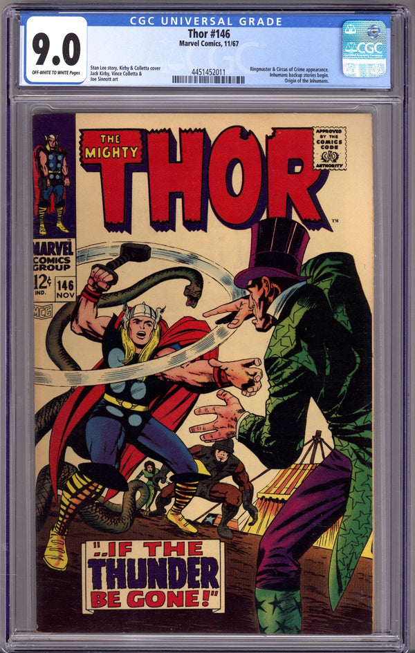 Thor Vol 1 146 CGC 9.0 (VF/NM) (1967)