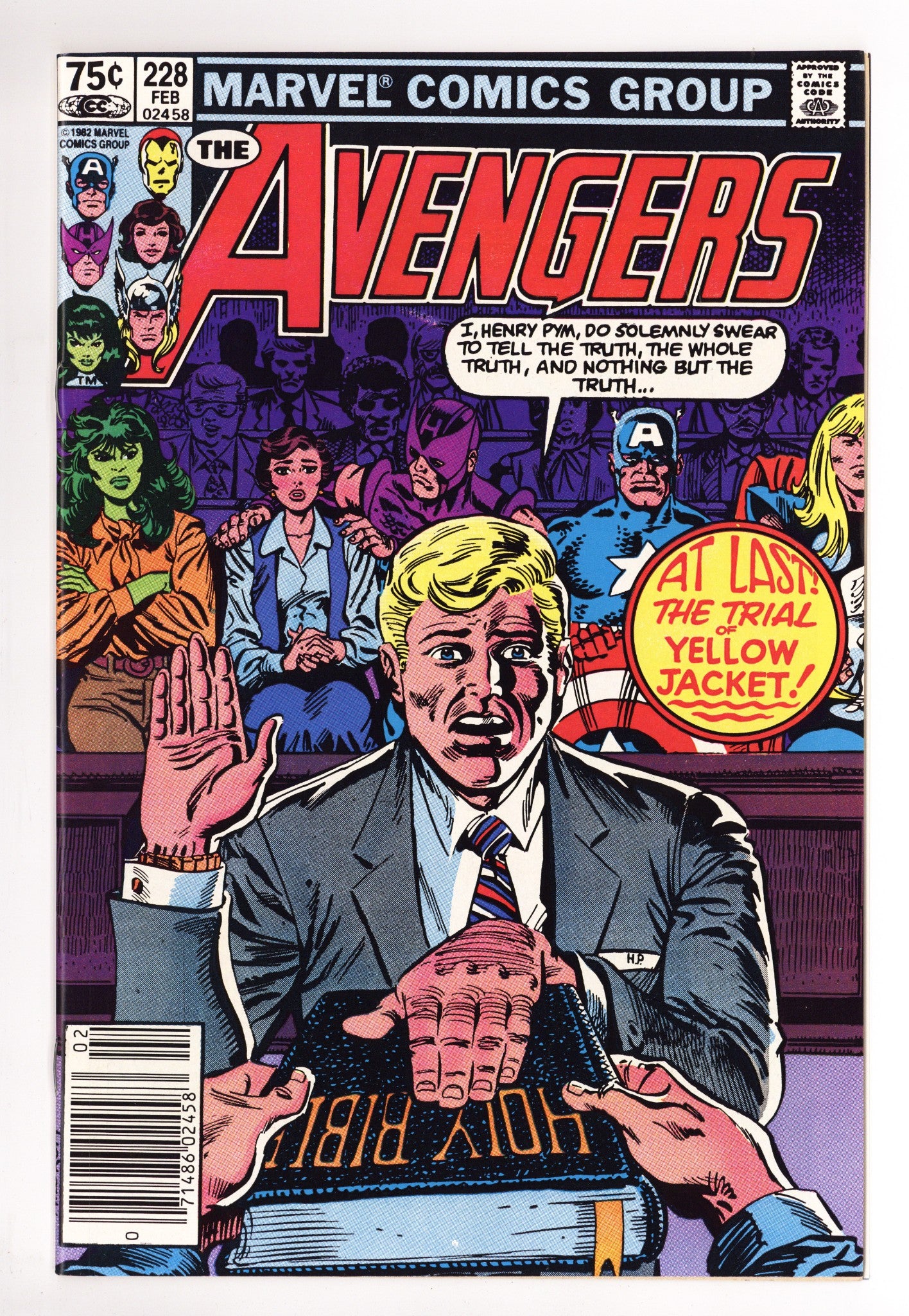 The Avengers Vol 1 228 VF/NM (9.0) (1983) Canadian Price Variant 