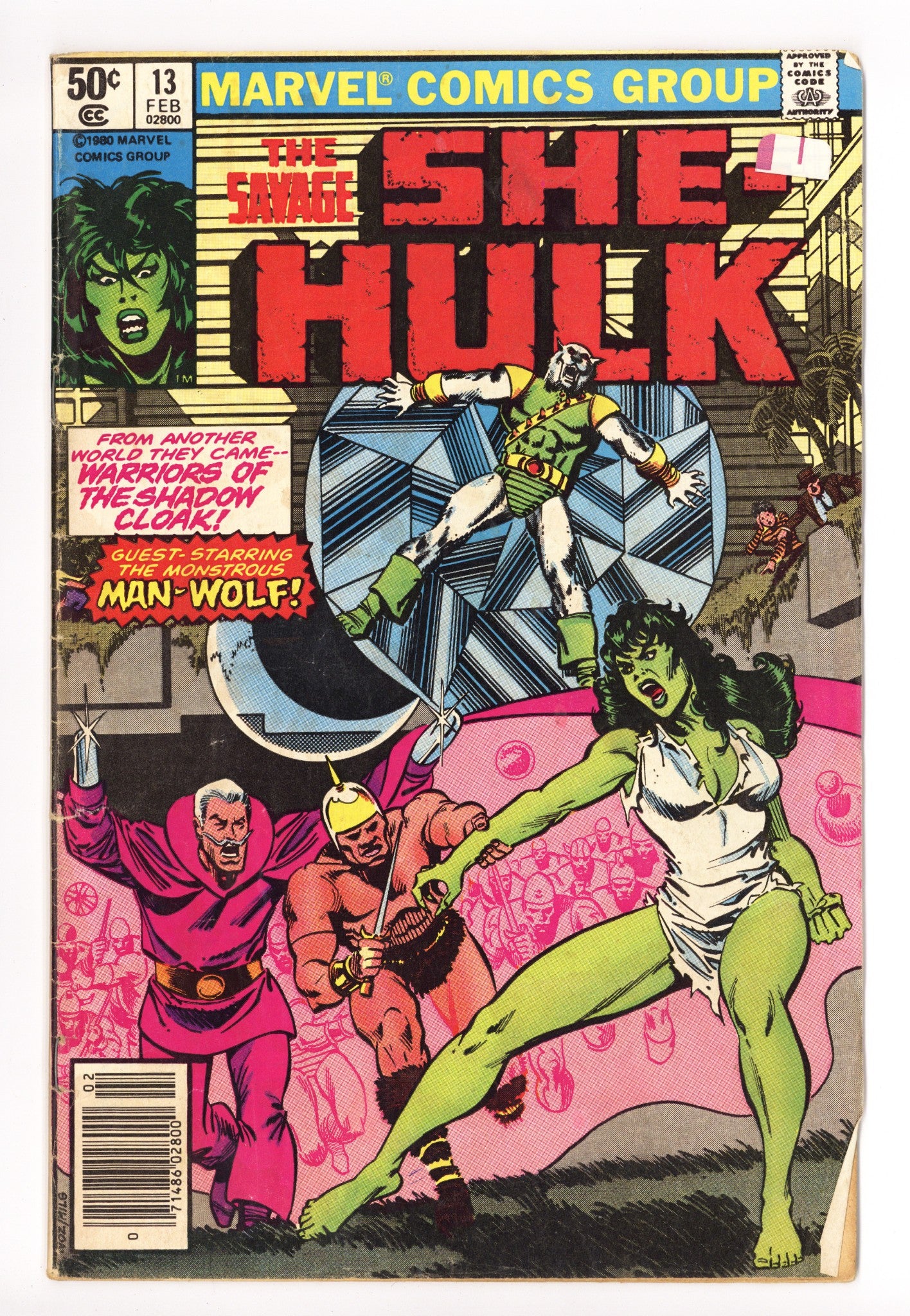 The Savage She-Hulk 13 Very Low Grade (1981) Newsstand 