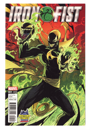Iron Fist Vol 5 1  NM- (9.2)   (2017) Campbell     Exclusive Variant