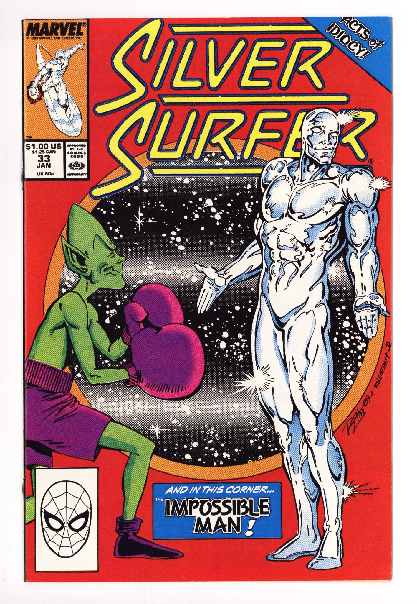 Silver Surfer Vol 3 33 High Grade (1990) 