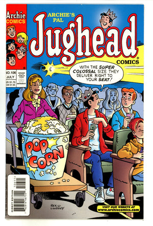 Archie's Pal Jughead Comics 106 High Grade (1998) Newsstand