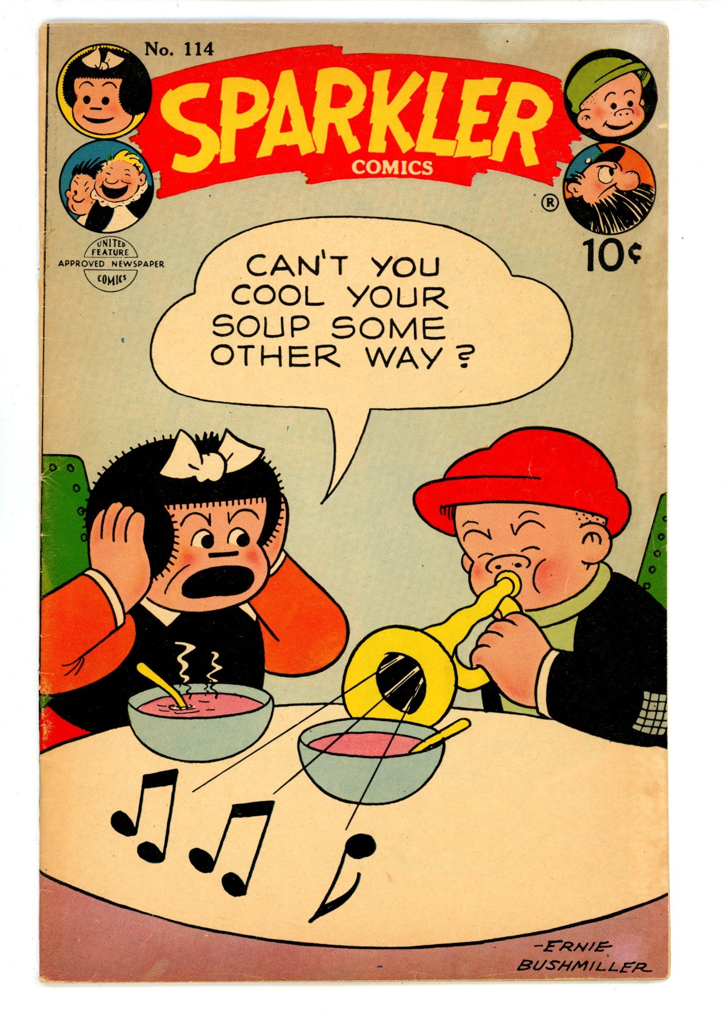 Sparkler Comics 114 FN (6.0) (1953) 