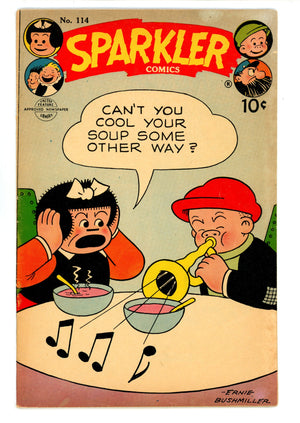Sparkler Comics 114 FN (6.0) (1953) 