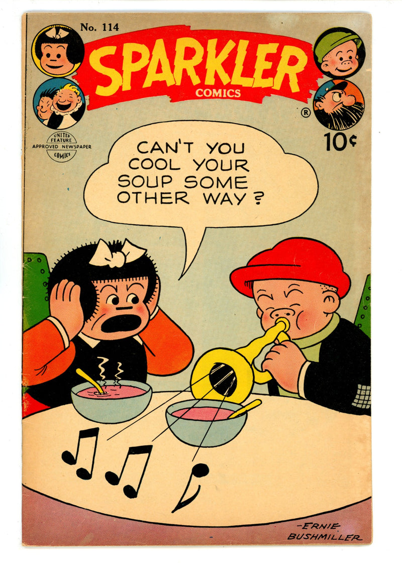 Sparkler Comics 114 FN (6.0) (1953) 