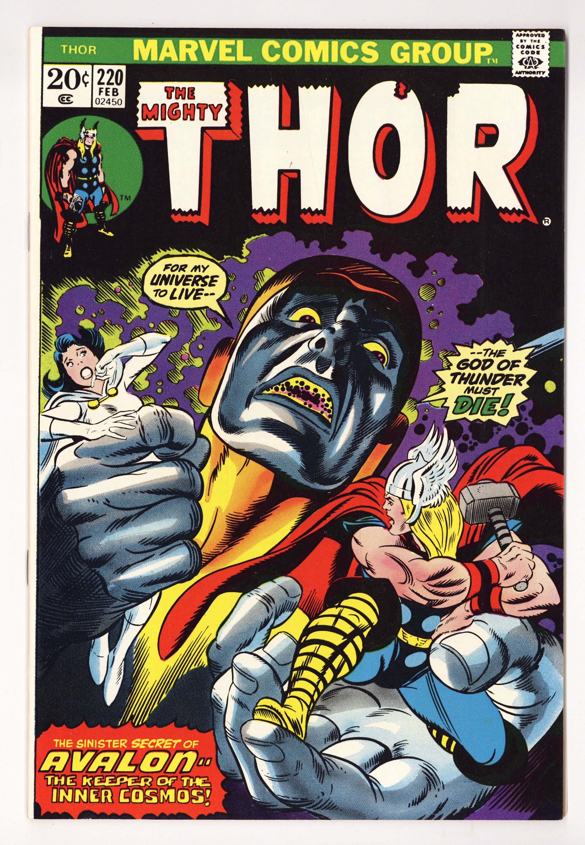 Thor Vol 1 220  VF/NM (9.0)   (1974)        