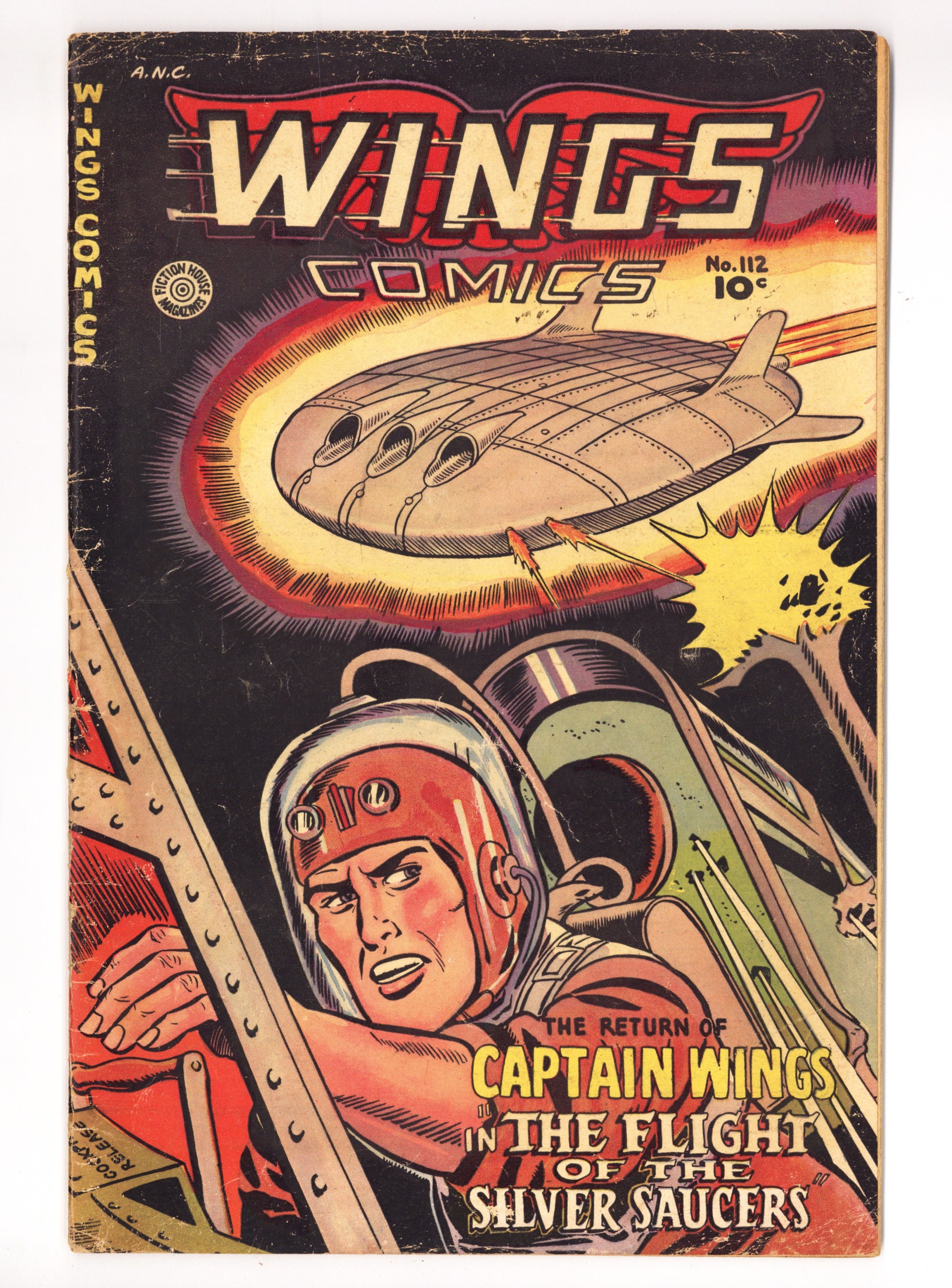 Wings Comics 112 VG- (3.5) (1950) 