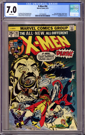 The X-Men Vol 1 94 CGC 7.0 (FN/VF) (1975)