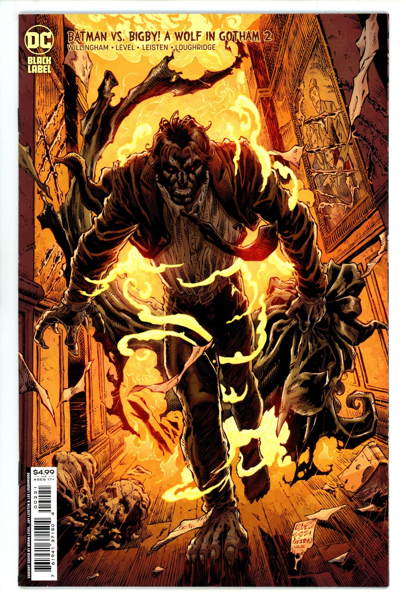 Batman vs. Bigby! A Wolf in Gotham 2 High Grade (2021) Level Variant 