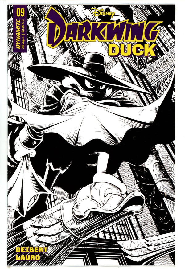 Darkwing Duck 9 Haeser B&W Incentive Variant (2023)