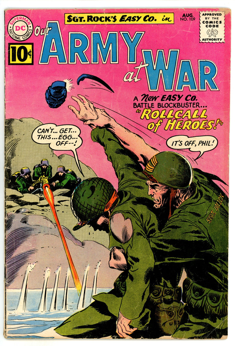 Our Army at War Vol 1 109  VG- (3.5)  (1961)  