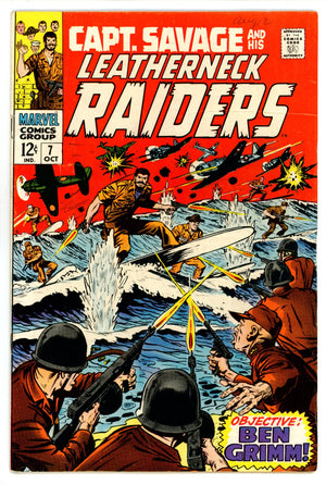 Capt. Savage and His Leatherneck Raiders 7 FN (6.0) (1968) 