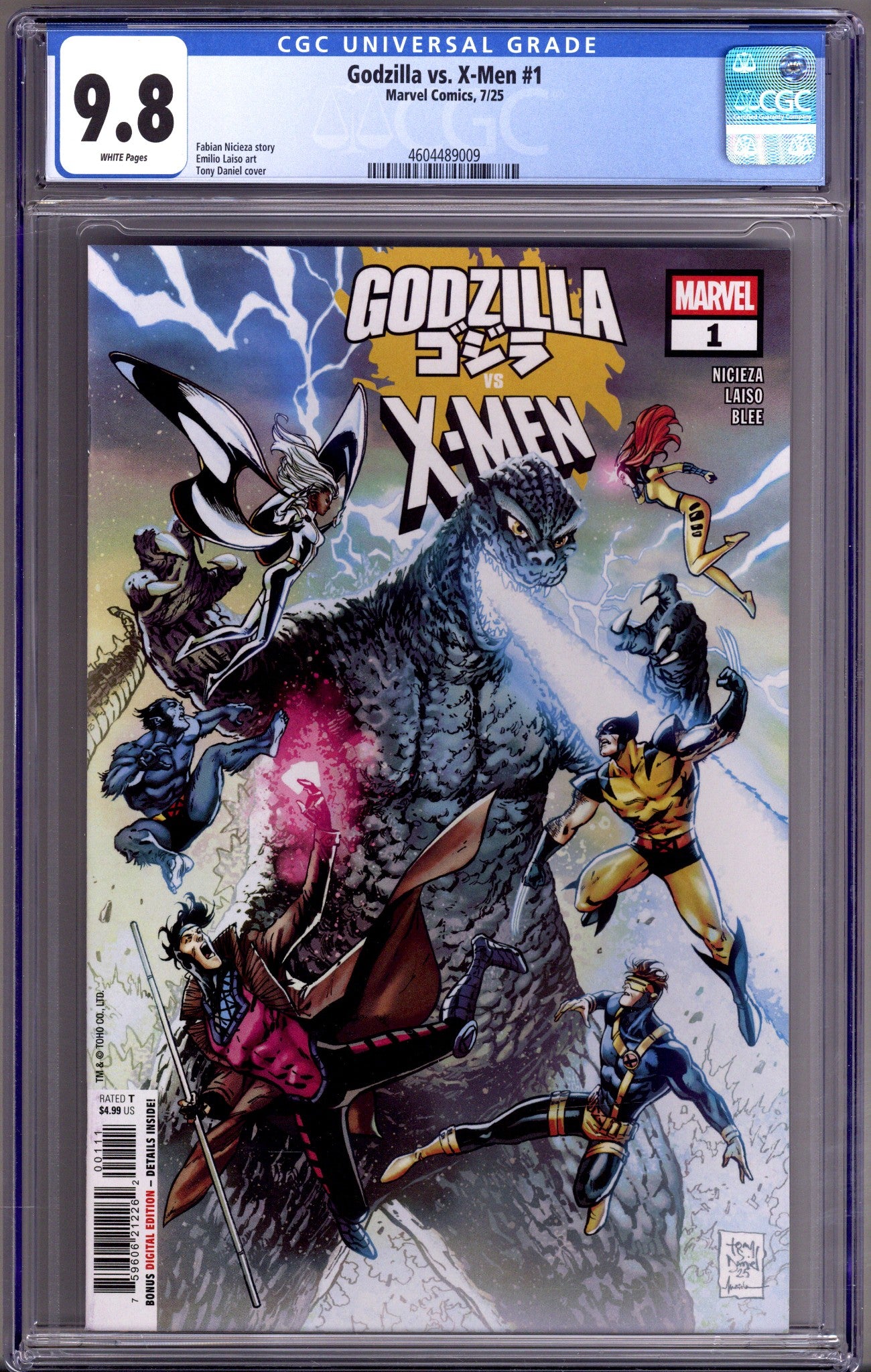 Godzilla vs. X-Men 1 CGC 9.8 (NM/M) (2025) 
