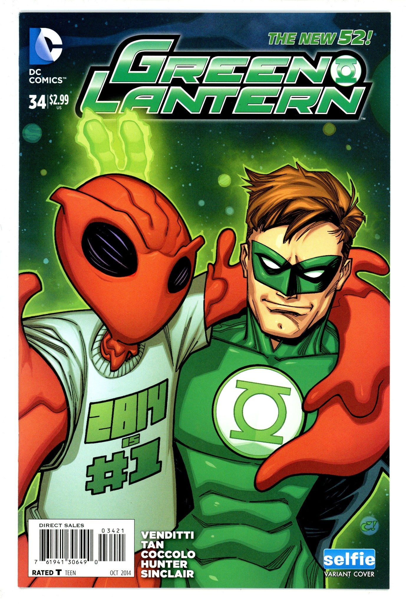 Green Lantern Vol 5 34 High Grade (2014) Rousseau Variant 