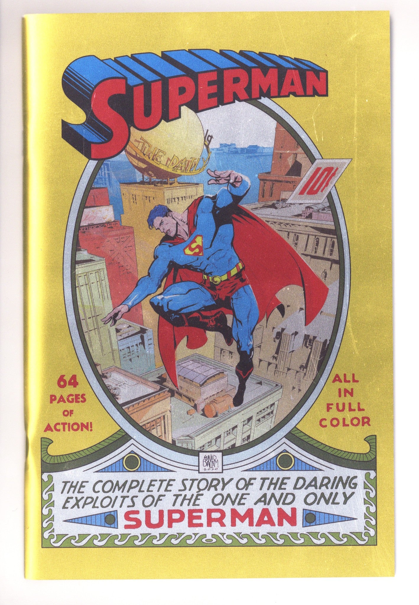 Superman 1 Facsimile   [nn]  NM- (9.2) Mexico  (2020) Foil   Exclusive Variant  