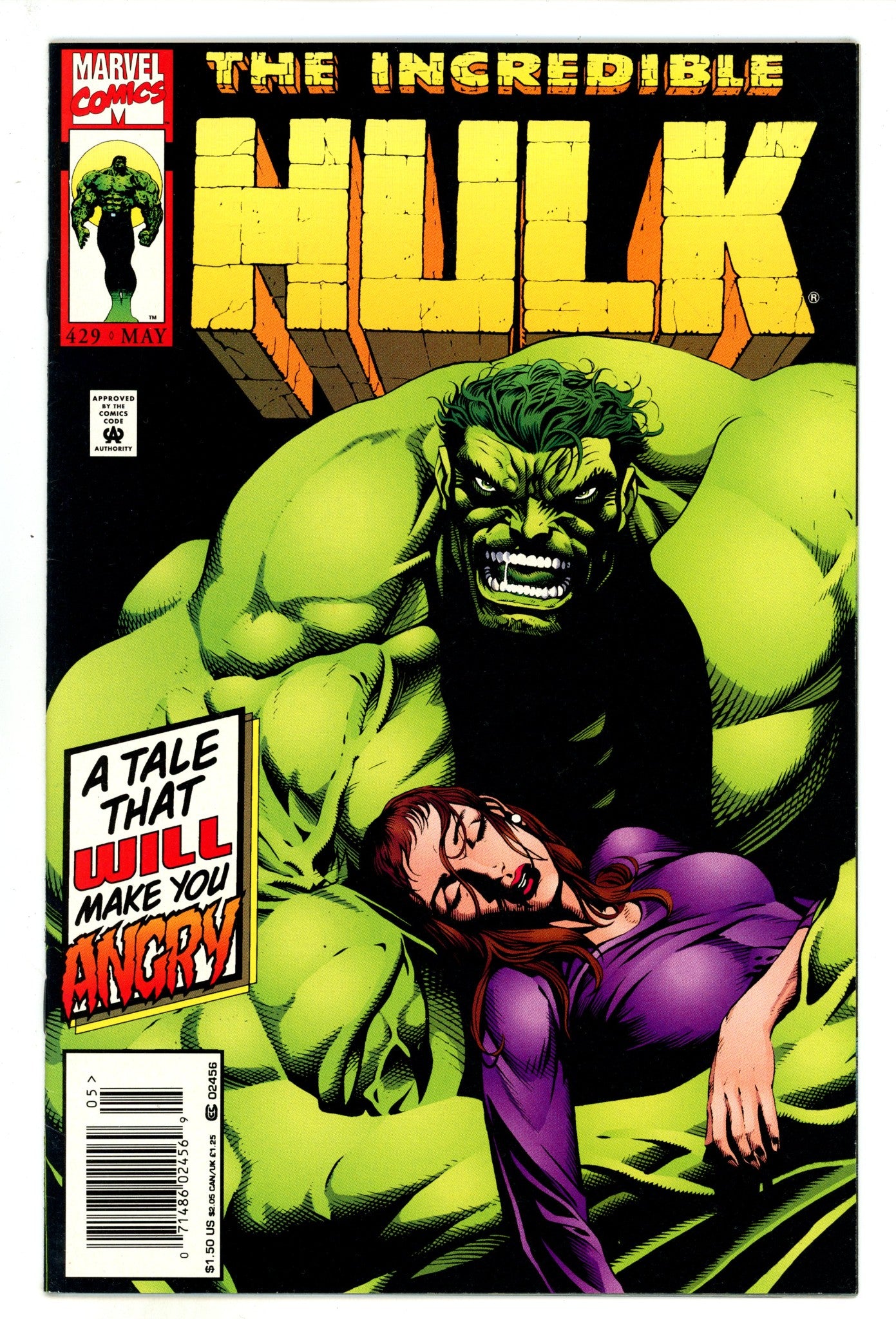 The Incredible Hulk Vol 1 429 High Grade (1995) Newsstand 