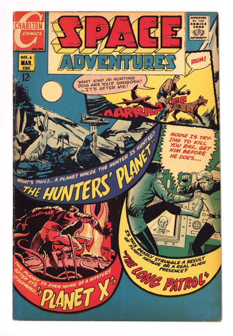 Space Adventures Vol 3 6 FN (6.0) (1969) 