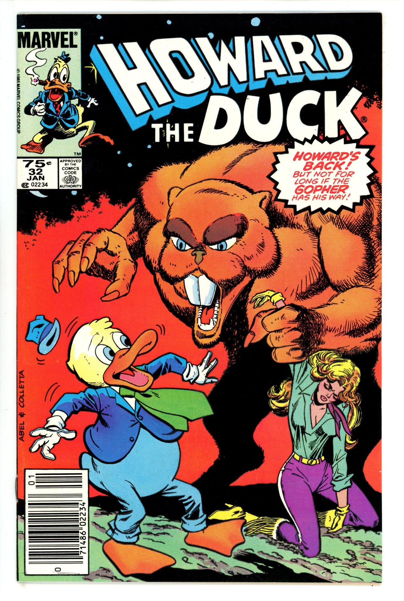 Howard the Duck Vol 1 32 Canadian Variant FN/VF (1986)