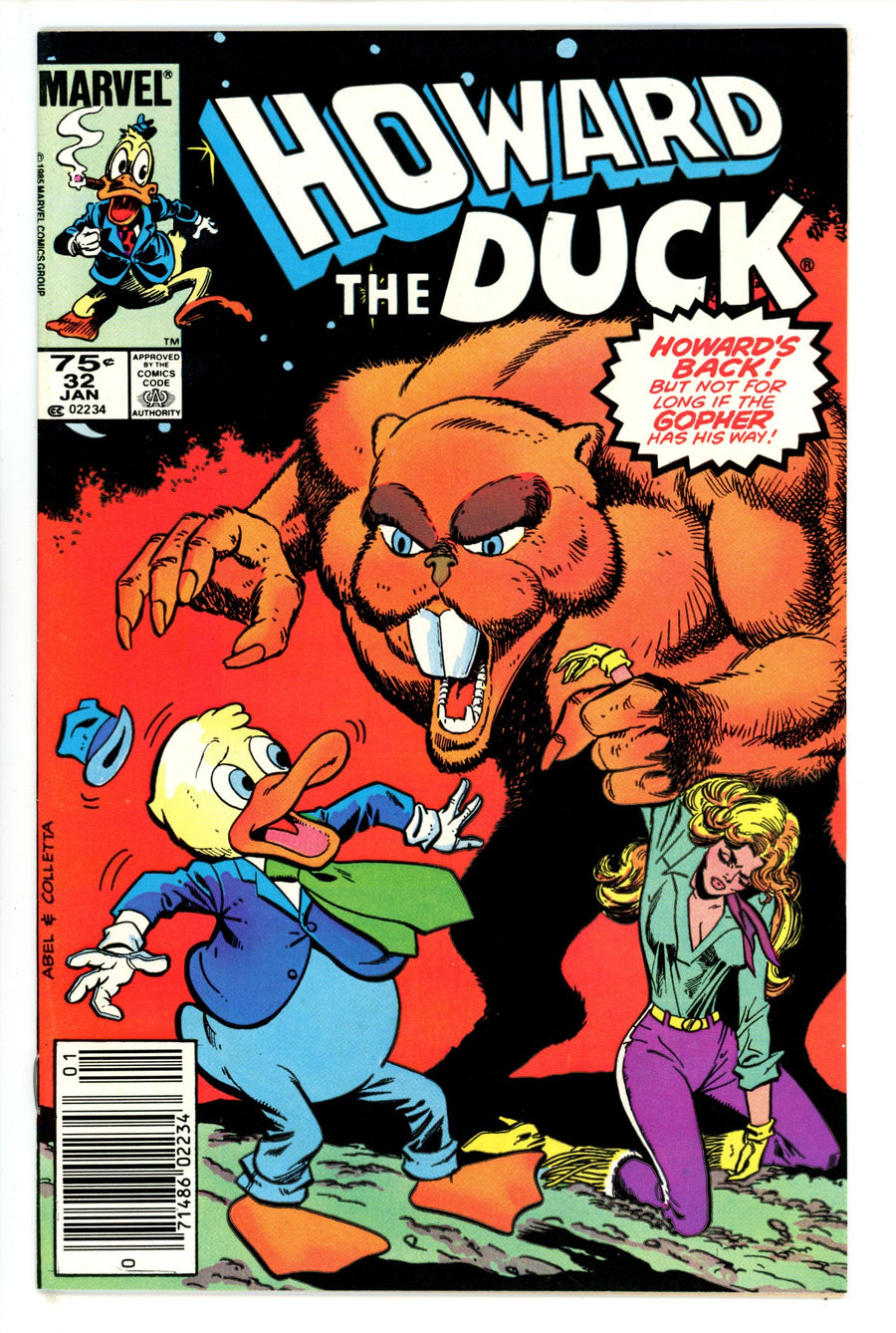 Howard the Duck Vol 1 32 Canadian Variant FN/VF (1986)