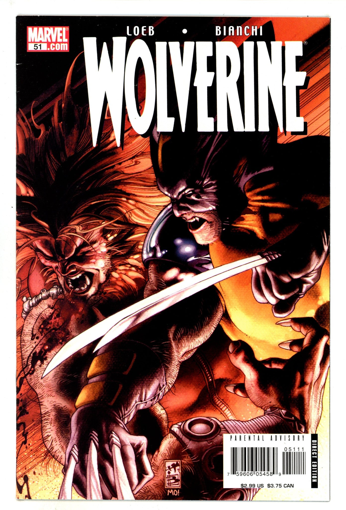 Wolverine Vol 3 51 Mid Grade (2007) 