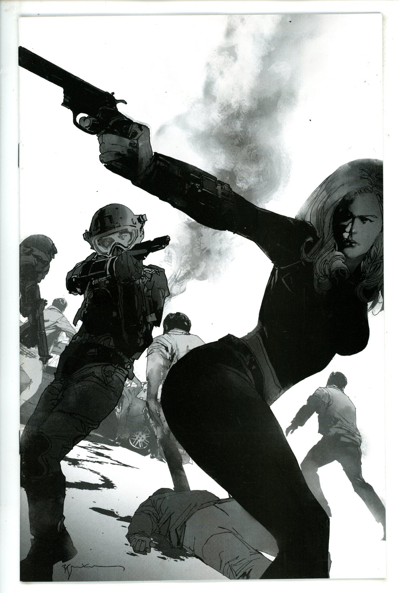 Heat Seeker Gun Honey Series 1 Sienkiewicz B&W Variant (2023)