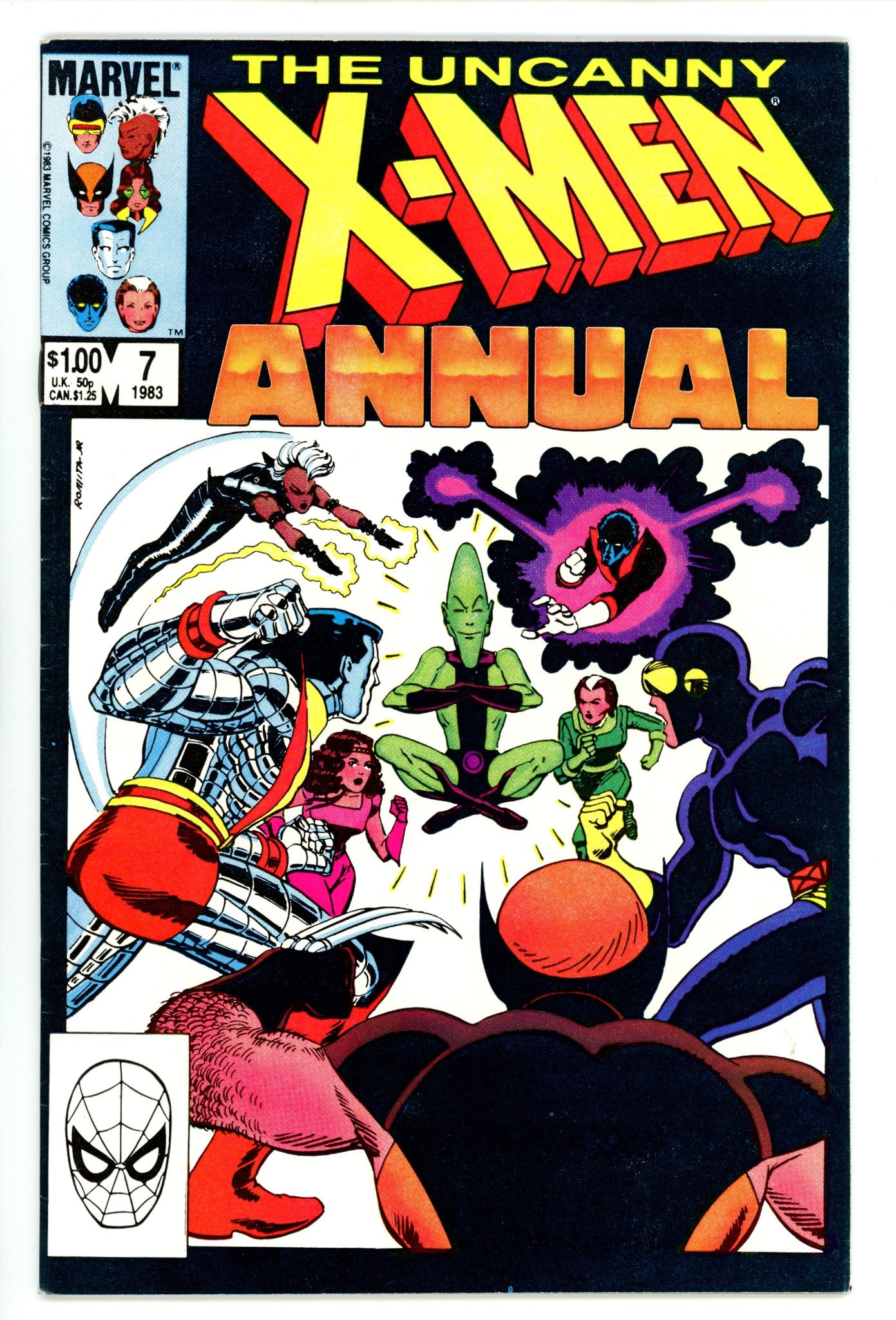 X-Men Annual Vol 1 7 Mid Grade (1984) 