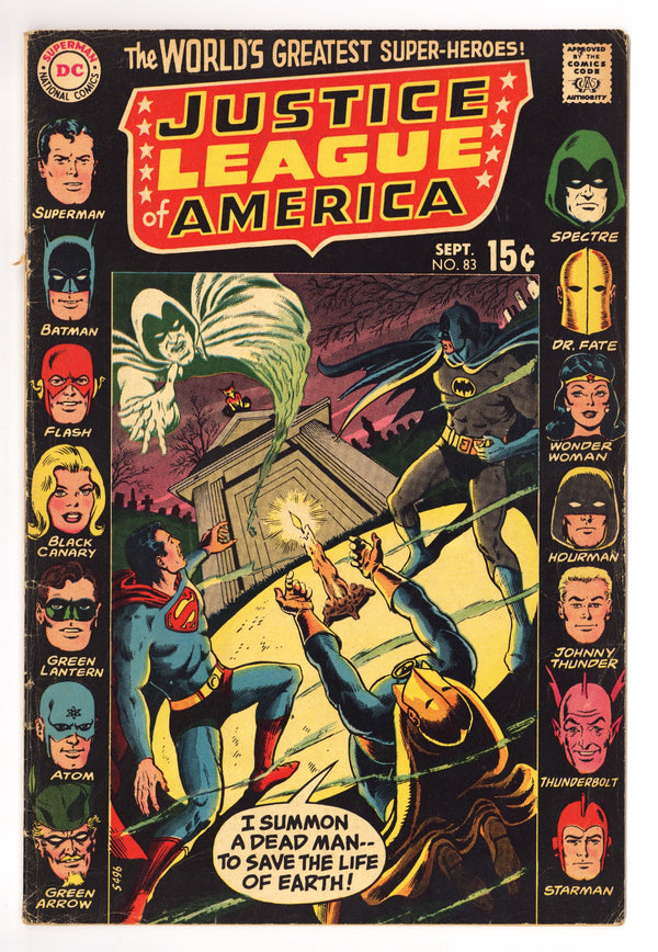 Justice League of America Vol 1 83 VG- (3.5) (1970)