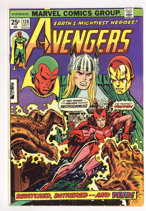 The Avengers Vol 1 128 VG+ (4.5) (1974)