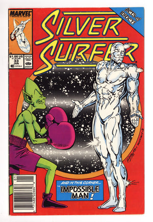 Silver Surfer Vol 3 33 Low Grade (1990) Newsstand