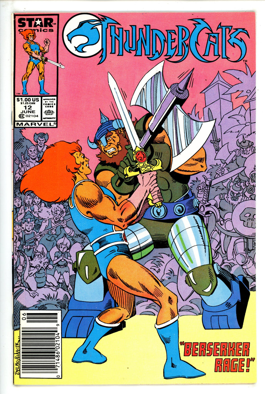 Thundercats 12 VF (8.0) (1987) Newsstand 