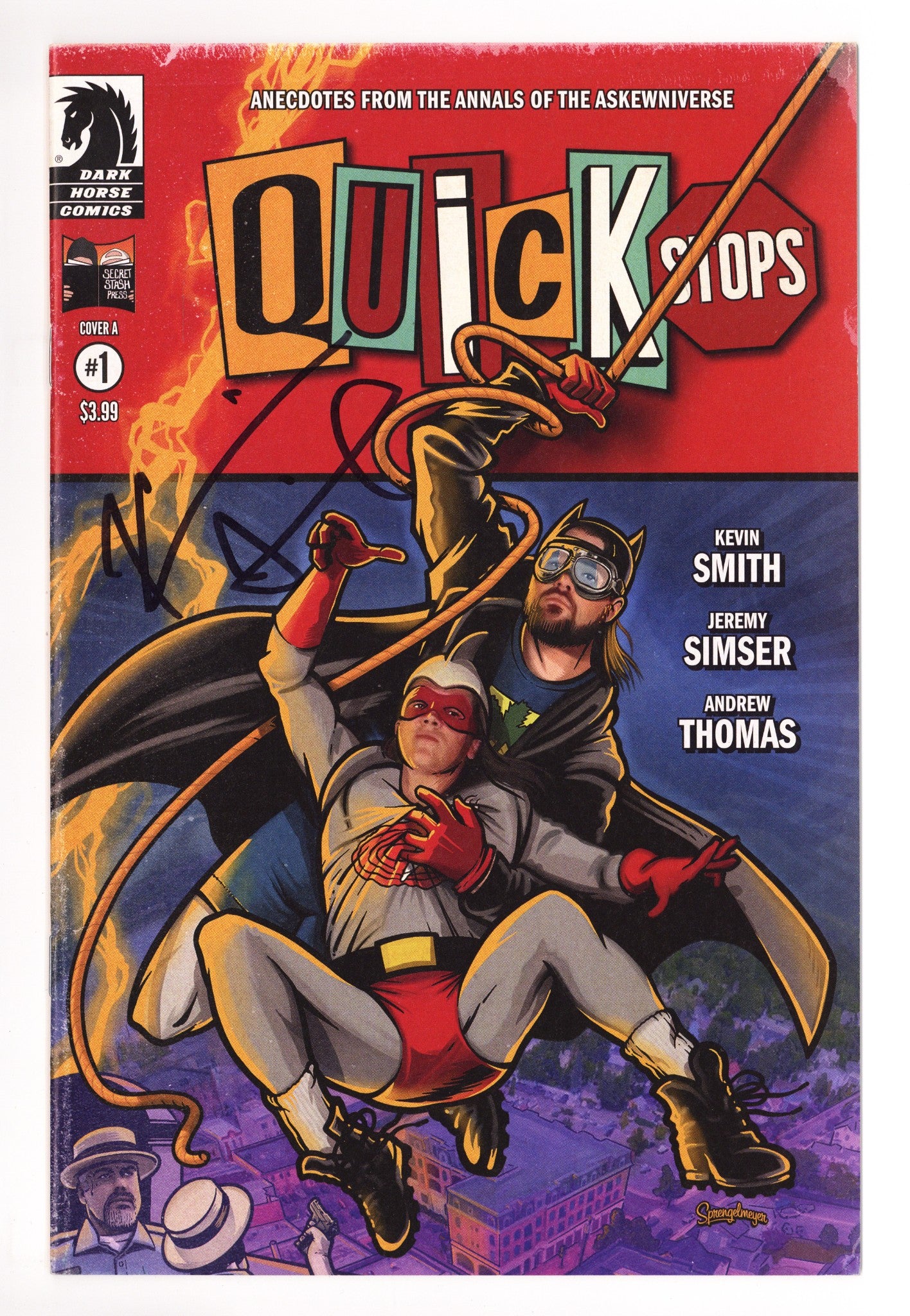 Quick Stops 1 NM- (9.2) (2022) Signed x1 Cover Kevin Smith 
