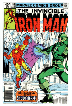 Iron Man Vol 1 136 VF/NM (9.0) (1980) Newsstand 
