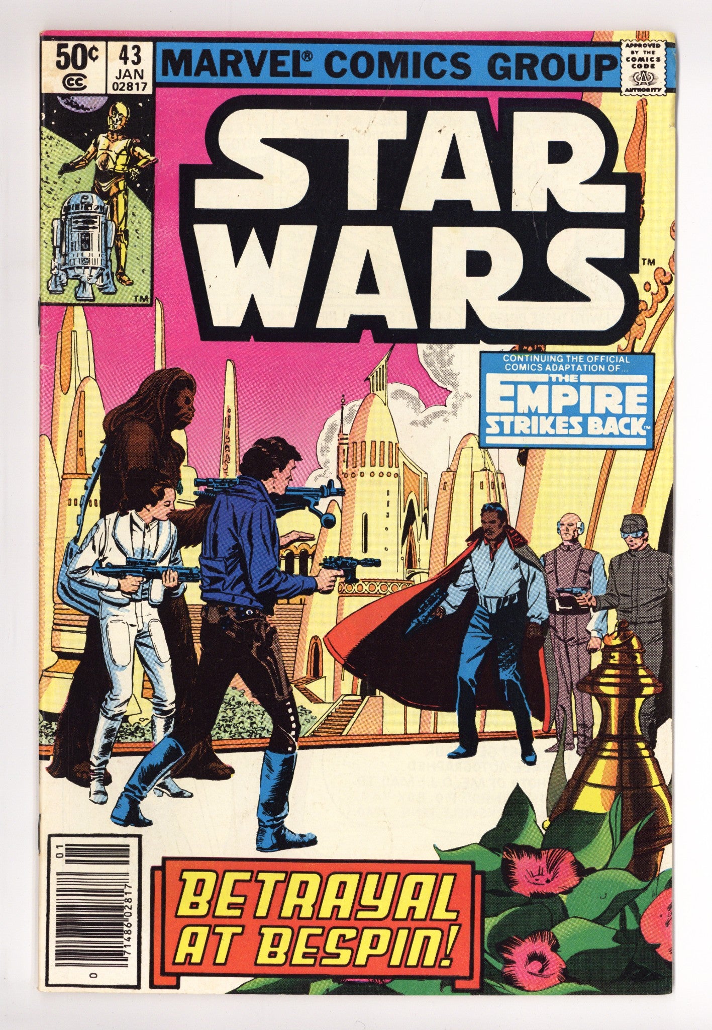 Star Wars Vol 1 43 FN (6.0) (1981) Newsstand 