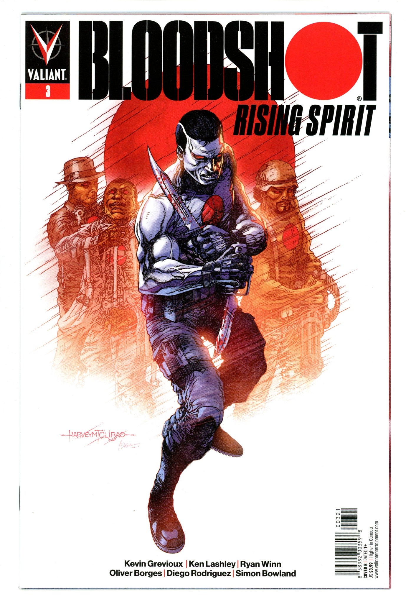 Bloodshot Rising Spirit 3 High Grade (2019) Tolibas Variant 