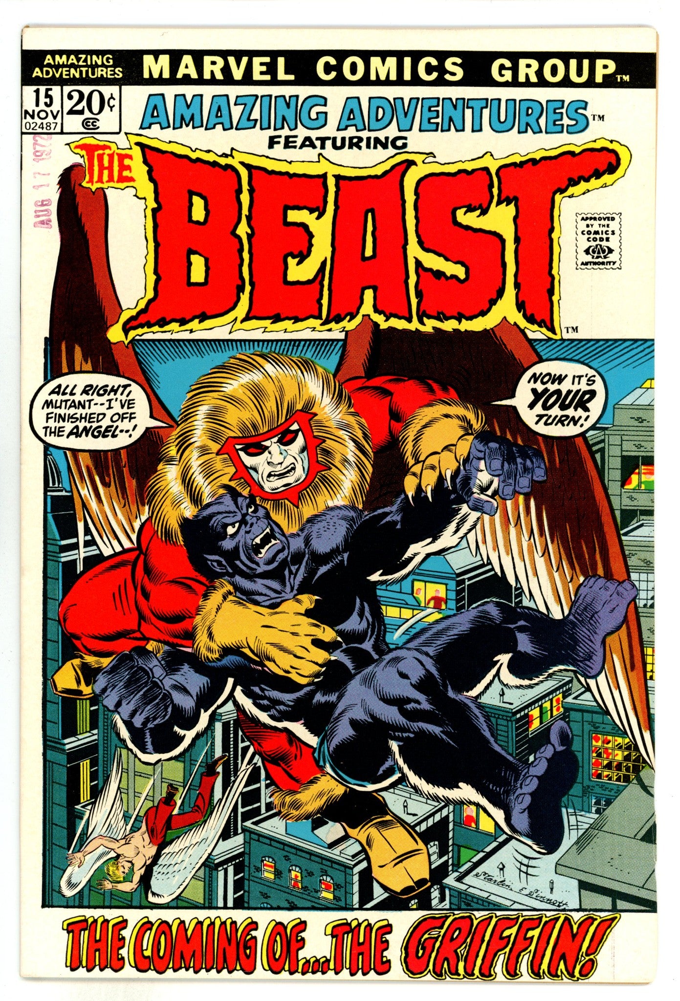 Amazing Adventures 15 FN/VF (7.0) (1972) 