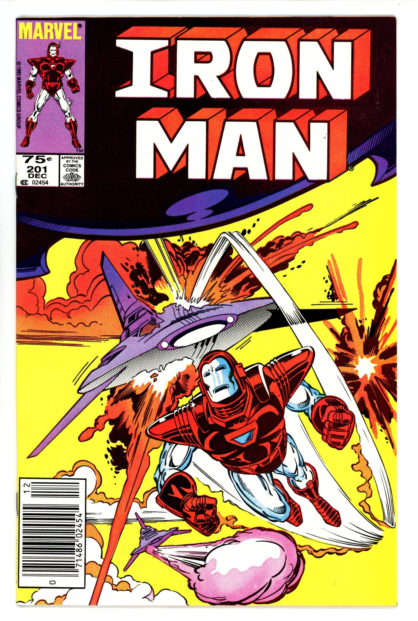 Iron Man Vol 1 201 Canadian Variant VF- (1985)