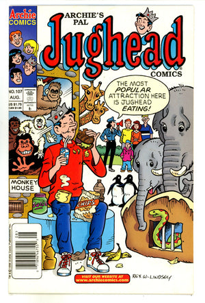 Archie's Pal Jughead Comics 107 Mid Grade (1998) Newsstand
