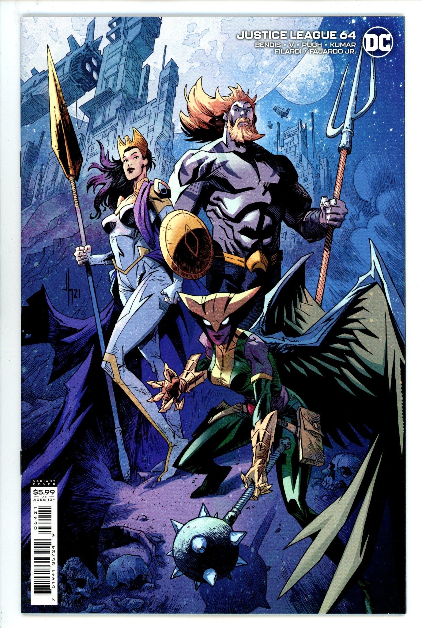 Justice League Vol 3 64 High Grade (2021) Howard Variant 