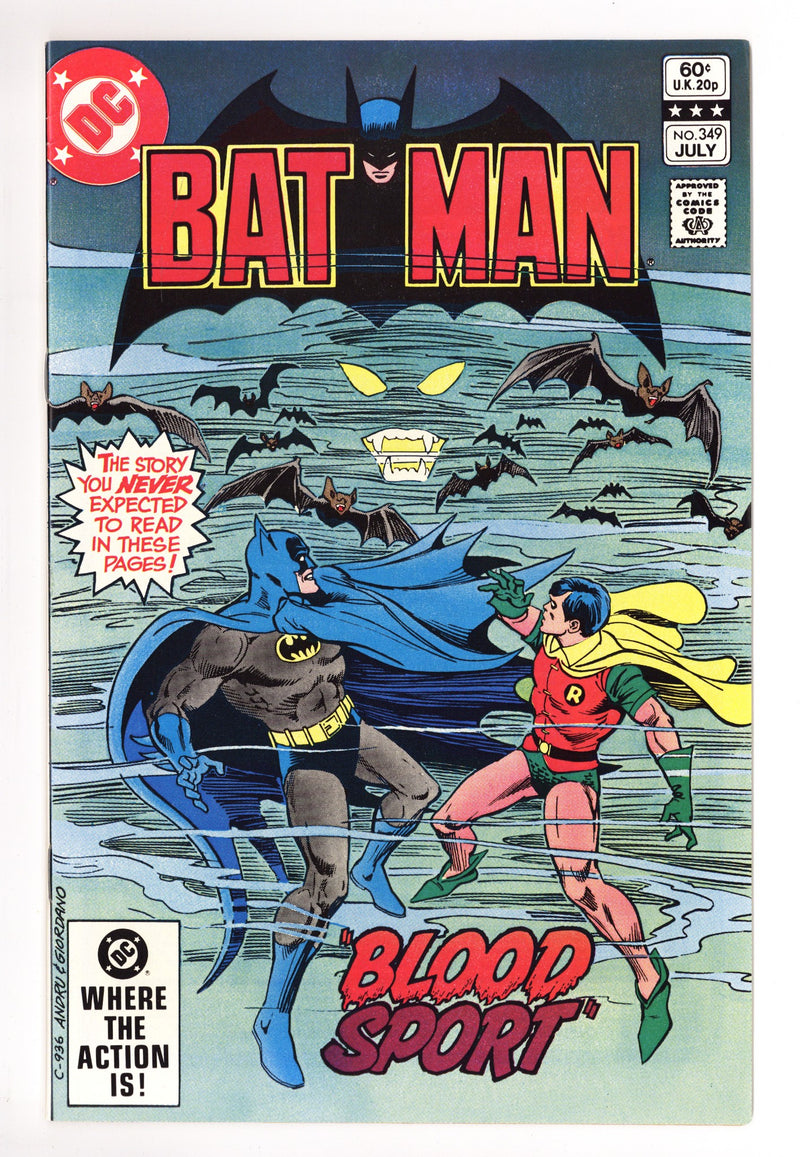 Batman Vol 1 349 Mid Grade DC (1982) | CaptCan Comics — CaptCan Comics Inc