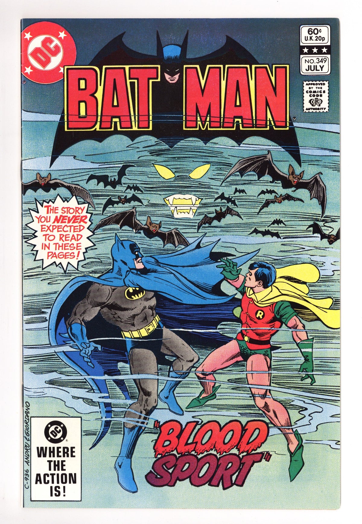 Batman Vol 1 349 Mid Grade DC (1982) | CaptCan Comics — CaptCan Comics Inc